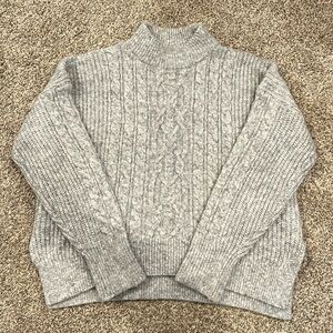 Gray Abercrombie and Fitch Sweater. Like new.